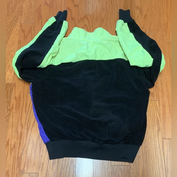 1990 Vintage Poly Fleece Fabric CANNONDALE Mountain Biking Athletic Jacket - Picture 10 of 14